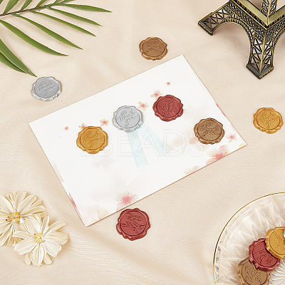 Adhesive Wax Seal Stickers DIY-WH0201-06A-1