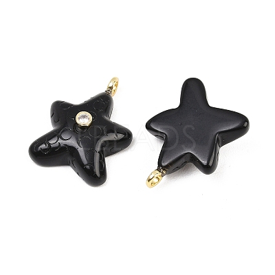 Natural Obsidian Pendants G-H353-01G-03-1