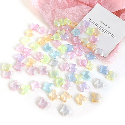 Transparent Acrylic Beads OACR-H038-57-1