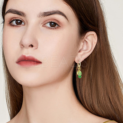 12Pcs 3 Style Brass Hoop Earring Findings KK-BC0012-37-1