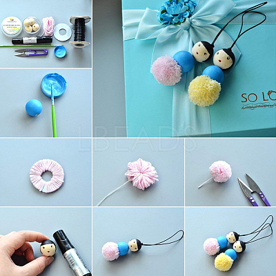 Round Unfinished Wood Beads WOOD-PH0008-10-1