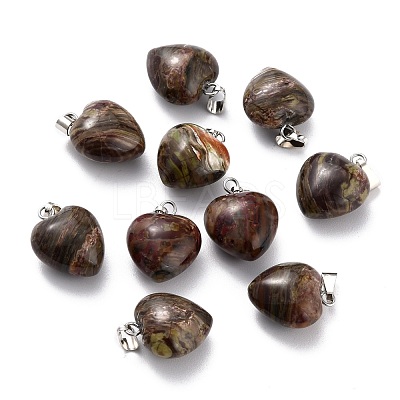 Natural Rhyolite Jasper Pendants G-I311-A27-1