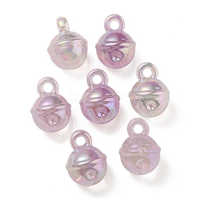 UV Plating Rainbow Iridescent Acrylic Pendants OACR-P010-19C-1