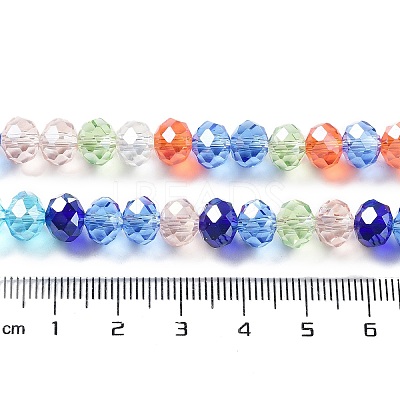 Glass Beads Strands EGLA-A034-M8mm-46-1