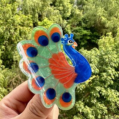 Acrylic Claw Hair Clips PHAR-D302-01B-G-1