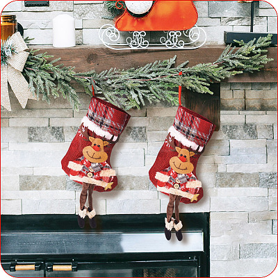 Christmas Theme Non-woven Fabrics Bags ABAG-TAC0001-16A-1