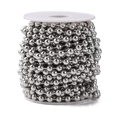 Tarnish Resistant 304 Stainless Steel Ball Chains CHS-A002B-6.0mm-1