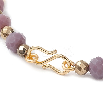 Glass Beaded Bracelets for Women BJEW-JB12137-03-1