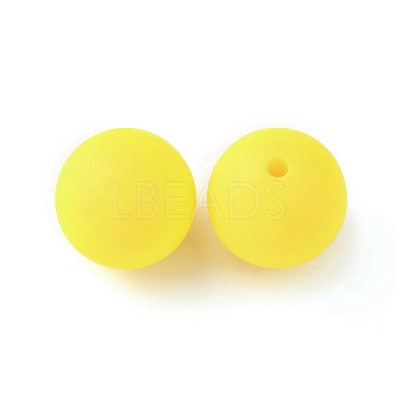 Food Grade Eco-Friendly Silicone Focal Beads SIL-WH0013-01G-1