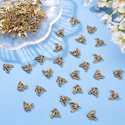 100Pcs Tibetan Style Alloy Pendants TIBEP-AR0001-17AG-1