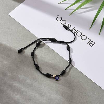 Adjustable Nylon Thread Charm Bracelets BJEW-JB06274-01-1