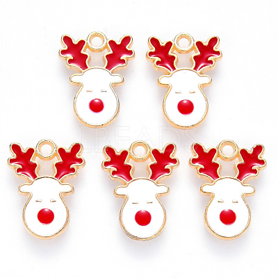 Alloy Enamel Pendants ENAM-S121-013-1