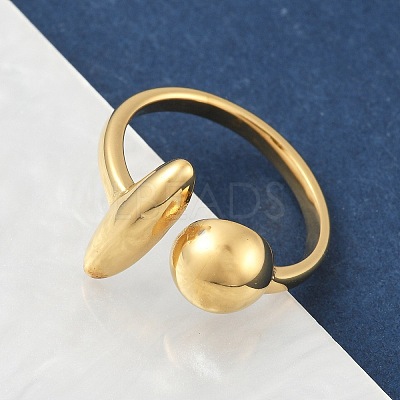 304 Stainless Steel Open Cuff Rings RJEW-S627-01B-G-1