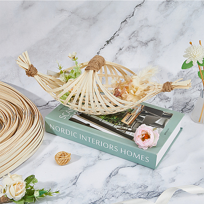 Wood Woven Materials DIY-WH0578-45-1