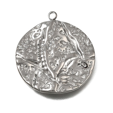 304 Stainless Steel Pendants SA-CBA7C25-01B-P-1