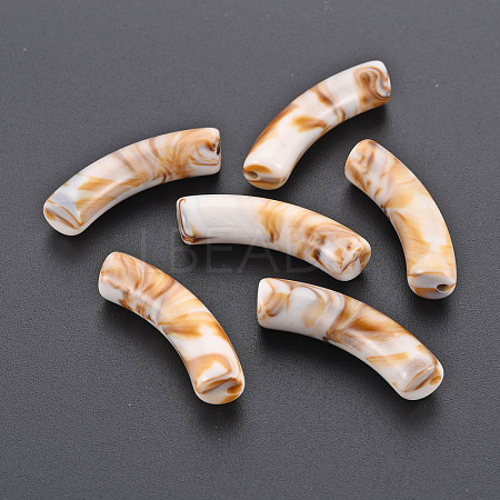 Opaque Acrylic Beads X-OACR-Q181-004A-1