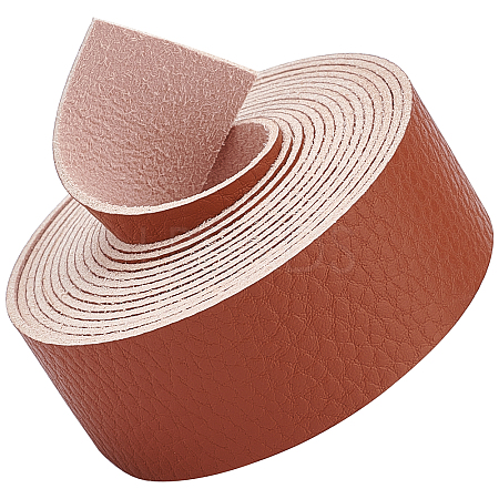 PU Leather Fabric Plain Lychee Fabric AJEW-WH0034-89B-03-1