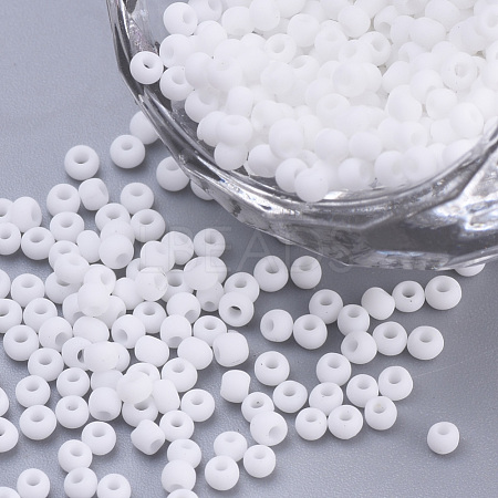 Opaque 3/0 Glass Seed Beads SEED-Q025-2mm-K07-1