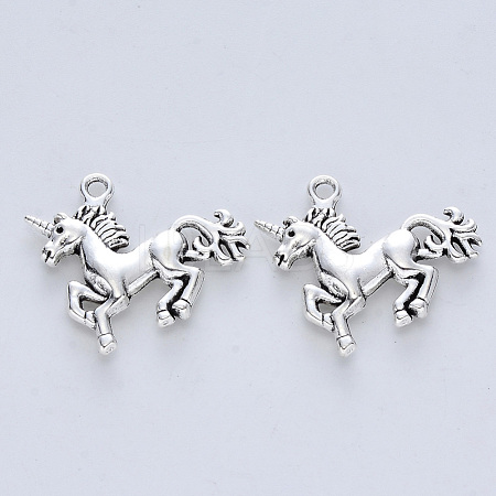 Tibetan Style Alloy Pendants X-TIBE-R316-073AS-RS-1