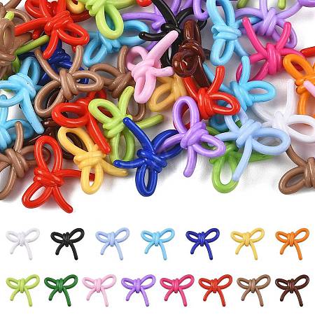 50Pcs Opaque Acrylic Beads TACR-FS0001-70-1