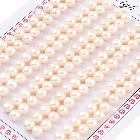 Grade 6A Natural Cultured Freshwater Pearl Beads PEAR-N018-6A-5055A-1