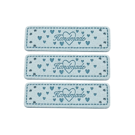 Heart Printed PU Leather Small Label PW-WG7D637-04-1