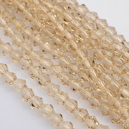Bicone Glass Beads Strands LS-EGLA-P016-3mm-12-1