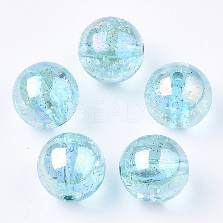 Transparent Acrylic Beads TACR-T006-01A-03-1