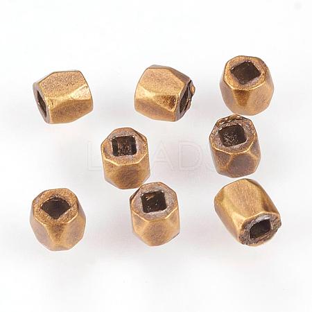 Brass Beads KK-K176-29AB-1