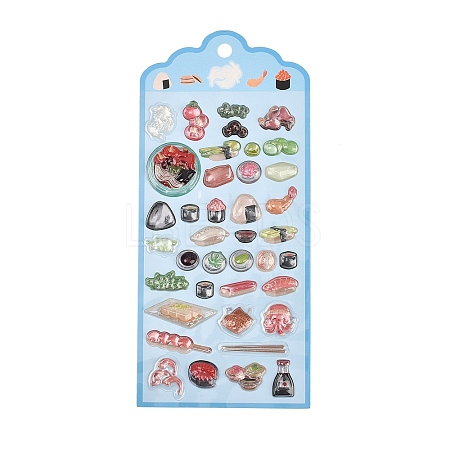 Epoxy Resin 3D Puffy Self Adhesive Stickers DIY-G122-02F-1