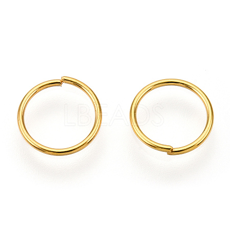 Iron Open Jump Rings IFIN-T019-8mm-G-1