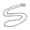 Non-Tarnish 304 Stainless Steel Chain Necklaces NJEW-A002-06P-1