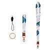1 Set Polyester Mobile Straps HJEW-TA0001-40A-1