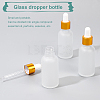 BENECREAT Frosted Empty Glass Dropper Bottles MRMJ-BC0002-63E-5