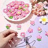 100Pcs 20 Styles Opaque Resin Pendants RESI-CJ0004-44-5