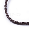 Trendy Braided Imitation Leather Necklace Making LS-X-NJEW-S105-002-3