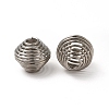 Tarnish Resistant 304 Stainless Steel Spring Beads STAS-E040-1-1