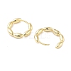 Brass Oval Hoop Earrings for Women EJEW-F347-01G-02-2