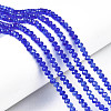 Electroplate Glass Beads Strands LS-EGLA-A034-T8mm-B27-1