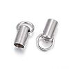 Tarnish Resistant 201 Stainless Steel Cord Ends STAS-E120-02-5mm-2