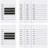 8Pcs 2 Style Acrylic False Eyelashes Display Board MRMJ-CA0001-28-1
