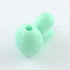 Colorful Bunny Acrylic Beads SACR-R850-10-3