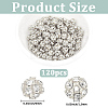 120Pcs Brass Rhinestone Beads KK-PA0001-26S-2