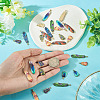 30Pcs 10 Styles Rack Plating Alloy Pendants FIND-TA0009-68-7