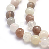 Natural Sunstone Beads Strands G-K224-02-6mm-3