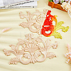 Rubber Wood Carved Onlay Applique AJEW-WH0248-467-6