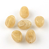 Oval Imitation Gemstone Acrylic Beads X-OACR-R052-20-1