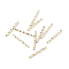 Rack Plating Brass Straight Tube Beads LS-KK-WH0061-03B-G-1