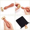 1Pc Brass Stamp Head DIY-OC0008-66H-3