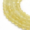 Natural Yellow Opal Gradient Beads Strands G-D0013-12-3